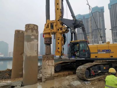 大連灣海底隧道建設(shè)新進(jìn)展 徐工XR360E旋挖鉆機(jī)批量施工彰顯工程實力